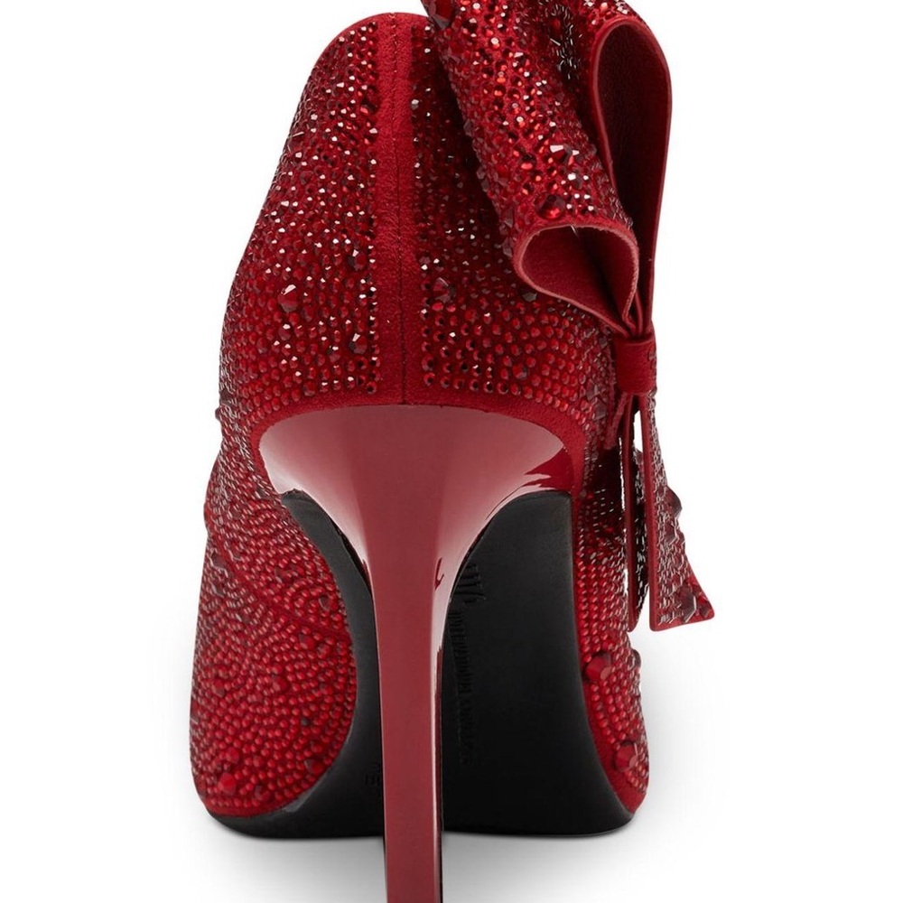 Macy's Dazzling Red Heels with Bow